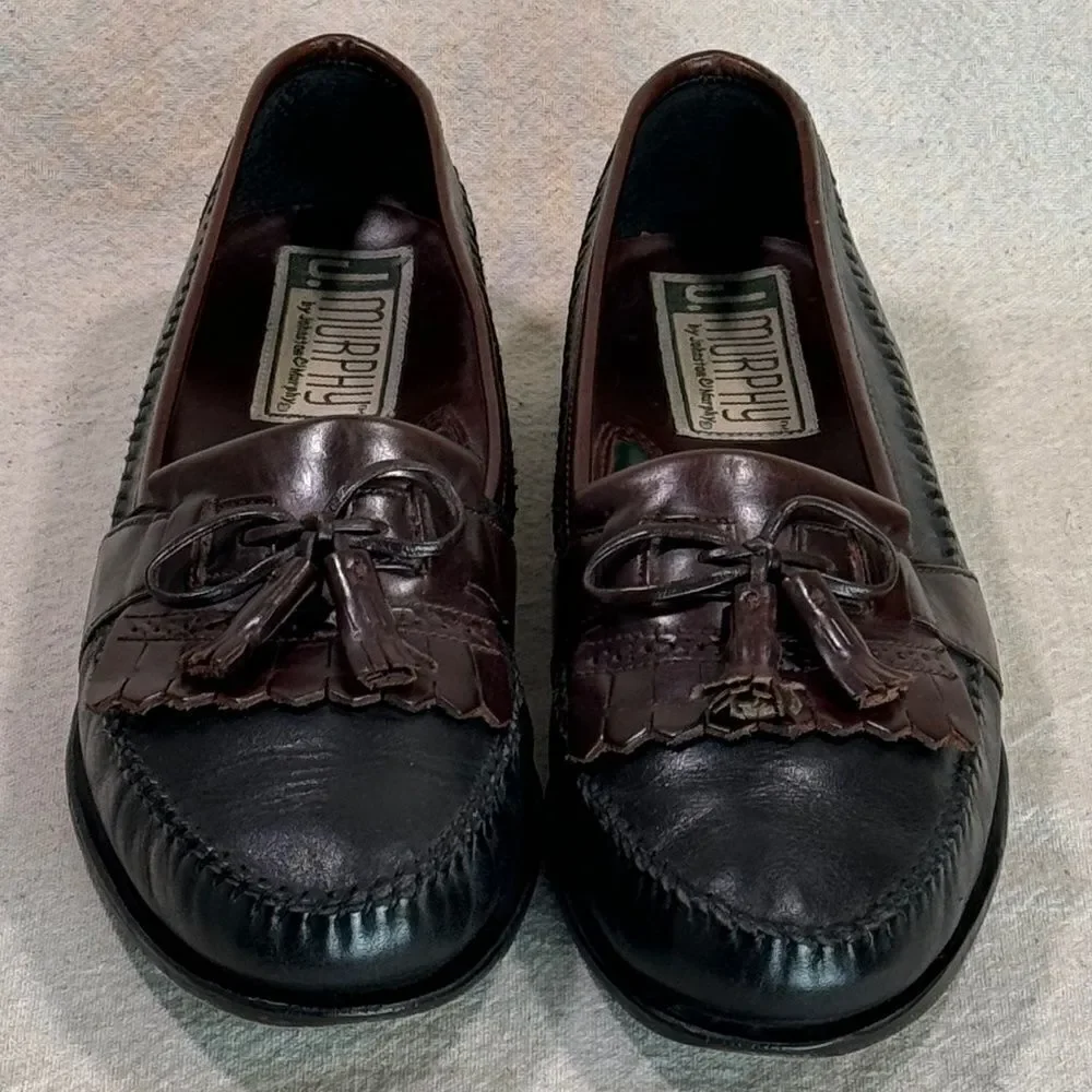 J. Murphy by Johnston & Murphy Kiltie Tassel Loafers Mens Size 11.5N (Narrow)